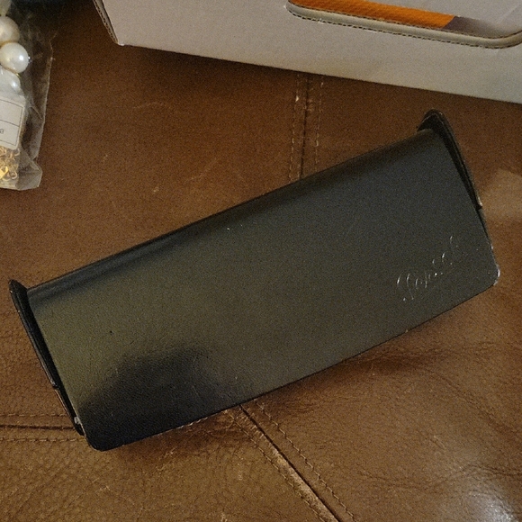 Persol Black Vintage Sunglasses Case - Picture 1 of 10